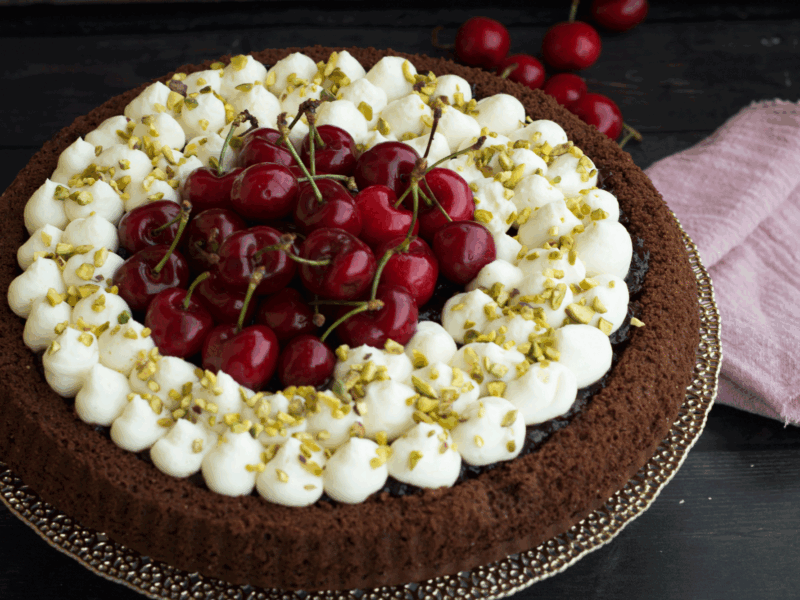 Crostata morbida alle ciliegie -Senza glutine per tutti i gusti