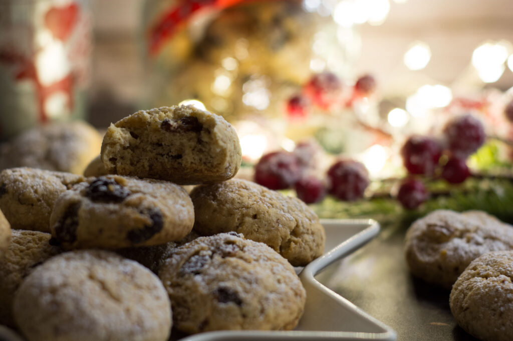 Biscotti alle noci, uvetta e rum con Bimby -Senza glutine per tutti i gusti