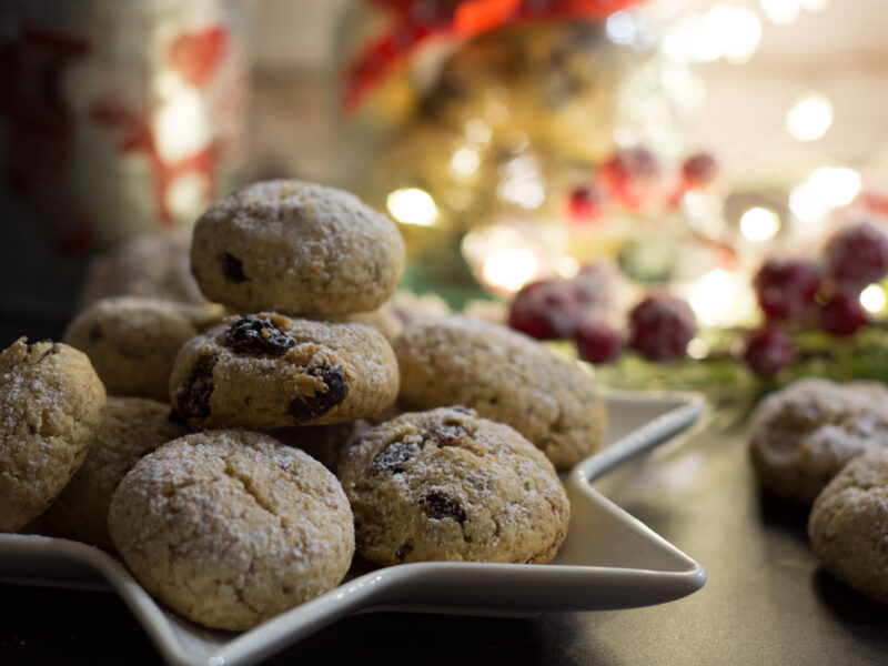 Biscotti alle noci, uvetta e rum con Bimby -Senza glutine per tutti i gusti