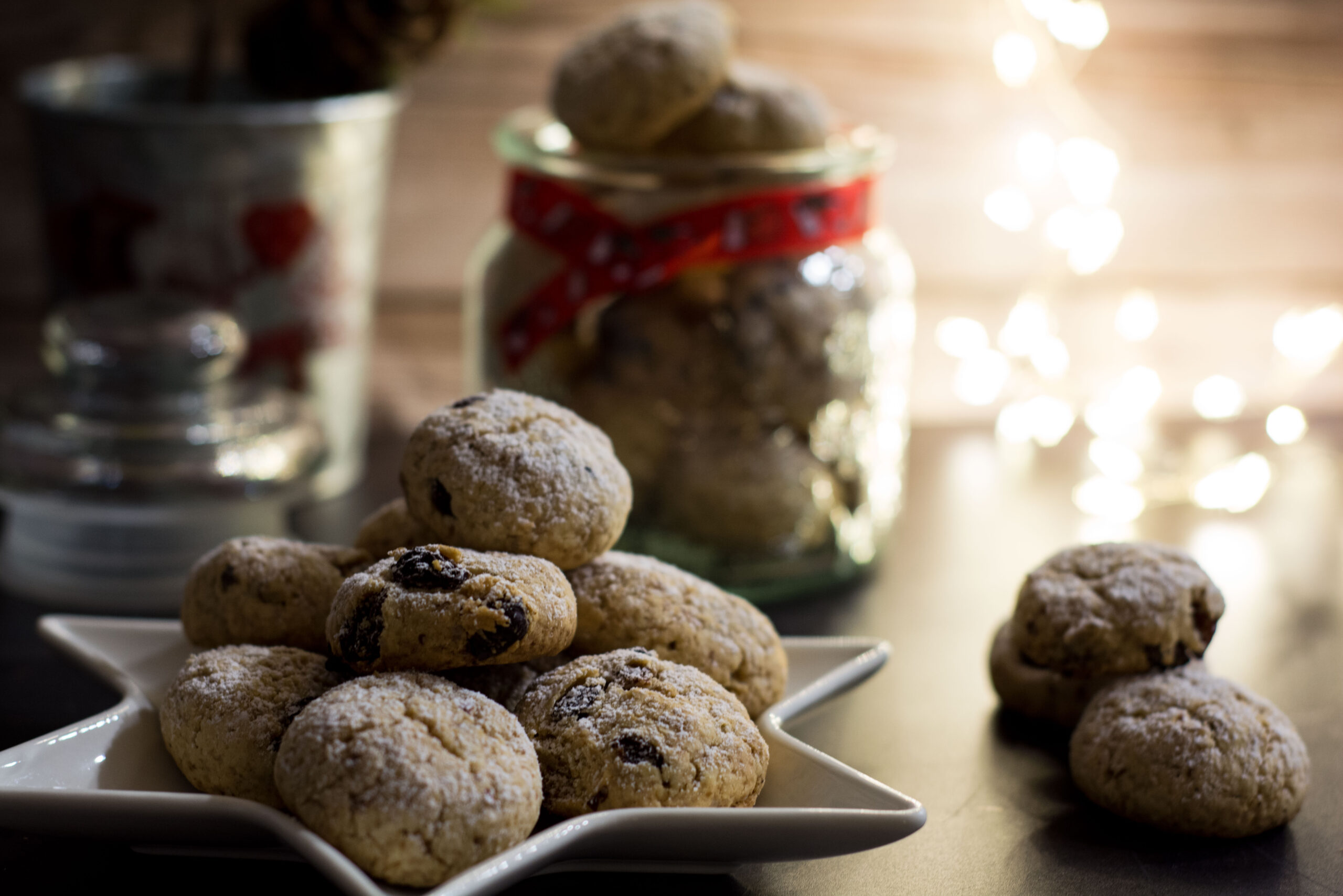 Biscotti alle noci, uvetta e rum con Bimby -Senza glutine per tutti i gusti